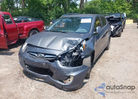 2012 Hyundai Accent Gs из США, поврежденный, VIN KMHCT5AE7CU020928